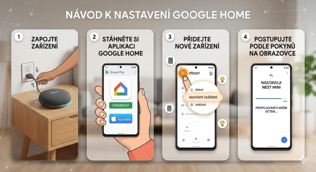 Google home krok za krokem